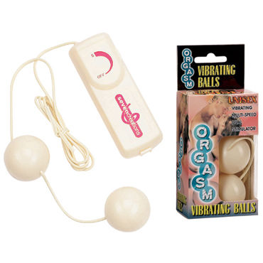 Gopaldas Vibrating Balls белый, Вагинальные шарики с вибрацией