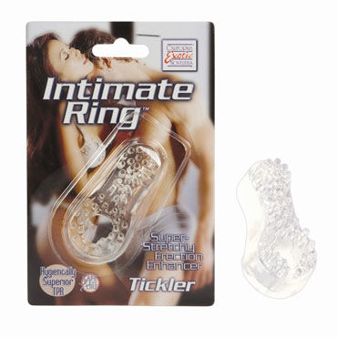 California Exotic Support Ring Tickler, Эрекционное кольцо со стимуляцией клитора