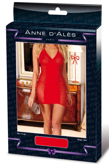 Anne d'Ales Dernier Tango, красное - Откровенное мини-платье - купить в секс шопе