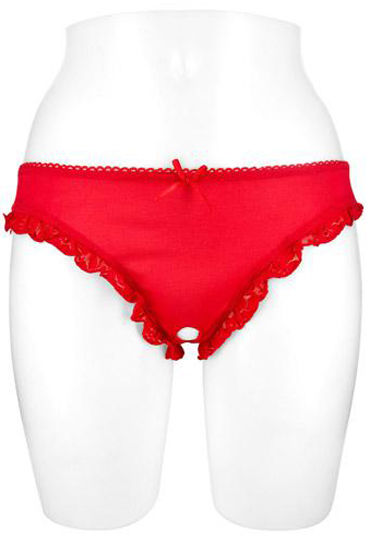Fashion Secret Tania Panties Open, красные - фото, отзывы