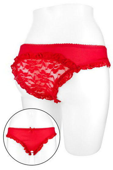 Fashion Secret Tania Panties Open, красные, Трусики с доступом