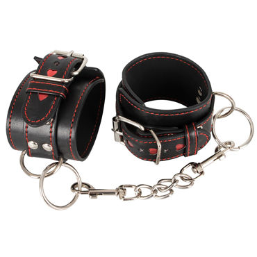 Bad Kitty Handcuffs, черно-красные - фото, отзывы
