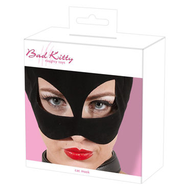 Bad Kitty Cat Mask, черная - Маска кошки - купить в секс шопе