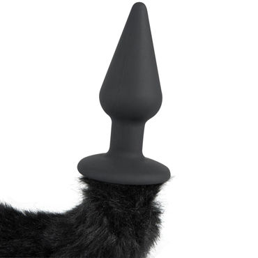Bad Kitty Plug With Cat Tail, черная - фото, отзывы