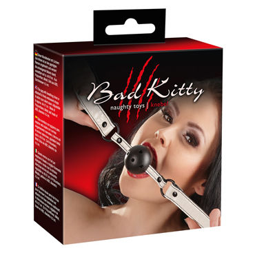 Bad Kitty Gag, черно-белый - подробные фото в секс шопе Condom-Shop