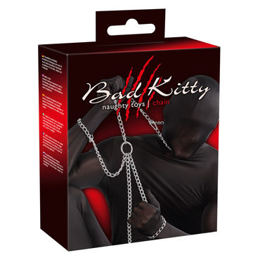 Bad Kitty All-over Restraints, серебристая - Цепь для фиксации - купить в секс шопе