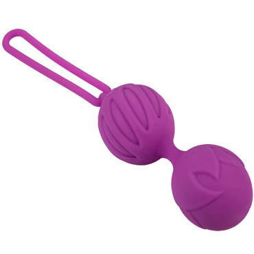 Adrien Lastic Geisha Lastic Ball S, фиолетовые, Вагинальные шарики на сцепке