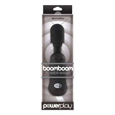 NS Novelties Power Play BoomBoom Power Wand, черный - фото, отзывы
