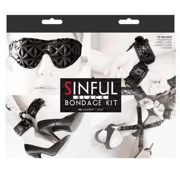 NS Novelties Sinful Bondage Kit, черный — фото 2