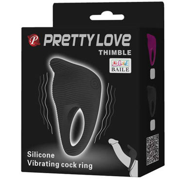 Baile Pretty Love Vibrating Ring, черное - фото 8