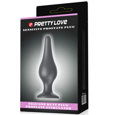 Baile Pretty Love Sensitive Prostate Plug, черная - подробные фото в секс шопе Condom-Shop