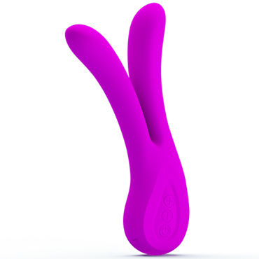 Baile Pretty Love Ulysses, фиолетовый - Универсальный вибромассажер для пар V-образной формы - купить в секс шопе