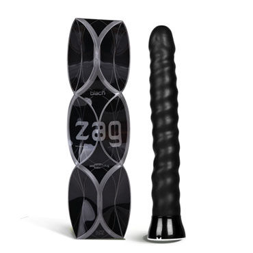 Ideal Zag черный, Вибратор спиралевидной формы