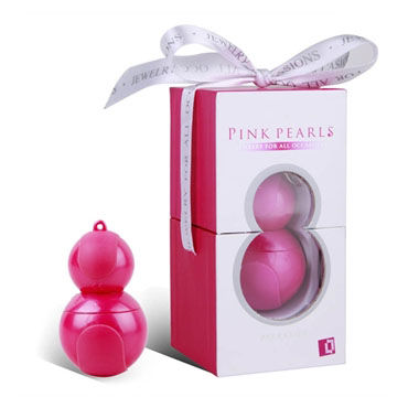 Ideal Pearls розовый, Вибратор в виде шариков