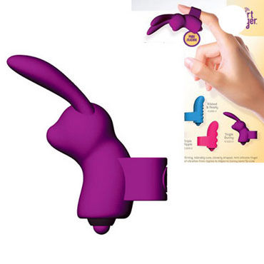 Icon Brands Tingle Bunny фиолетовый, Вибратор в виде зайчика