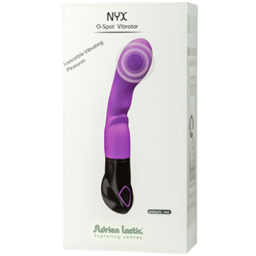 Adrien Lastic Nyx, фиолетовый - Вибромассажер для стимуляции точки G - купить в секс шопе
