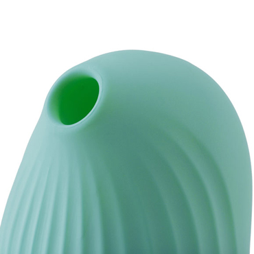 Cuddly Bird, зелено-голубой - Вибростимулятор с функцией вакуумной стимуляции клитора - купить в секс шопе