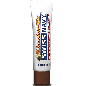 Swiss Navy Chocolate Bliss, 10 мл, Съедобный лубрикант на водной основе со вкусом шоколада
