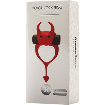 Adrien Lastic Devol Cock Ring, красное - фото, отзывы