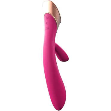 Viotec Blossom, розовый - Вибростимулятор с клиторальным отростком и сенсорным управлением - купить в секс шопе