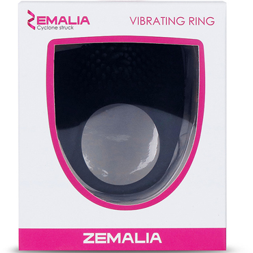 Zemalia Armour, черное - Эрекционное кольцо с вибрацией - купить в секс шопе