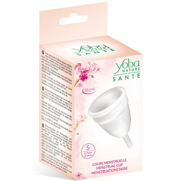 Yoba Menstrual Cup S, белая, Менструальная чаша