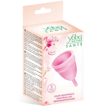 Yoba Menstrual Cup S, розовая, Менструальная чаша
