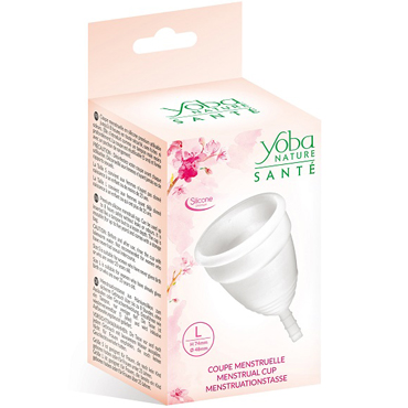 Yoba Menstrual Cup L, белая, Менструальная чаша