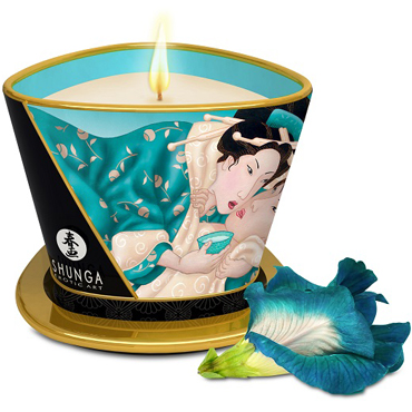 Shunga Massage Candle Island Blossoms, 170мл