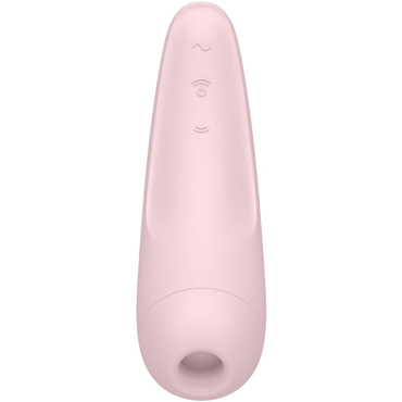 Satisfyer Curvy 2+, розовый, Бесконтактный стимулятор клитора с вибрацией и управлением со смартфона и другие товары Satisfyer с фото