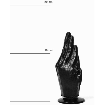 O-Products All Black Рука-кисть реалистик, черная - фото, отзывы