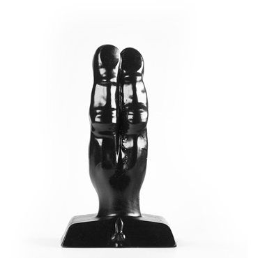 O-Products ZiZi Two Finger, черный, Анальный стимулятор в форме двух пальцев