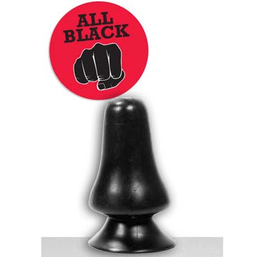 O-Products All Black Анальный плаг, черная, Большого размера, для фистинга