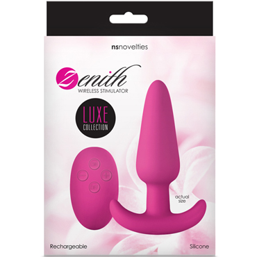 NS Novelties Luxe Zenith Wireless Plug, розовая — фото 2
