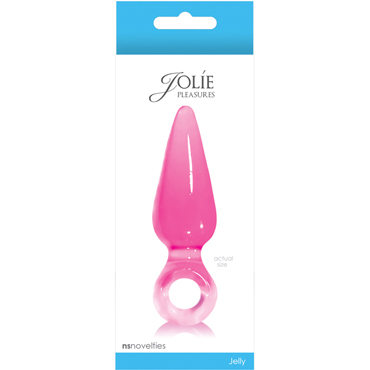 NS Novelties Jolie Pleasures Plug Small, розовая — фото 2