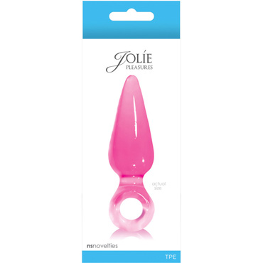 NS Novelties Jolie Pleasures Plug Medium, розовая — фото 2