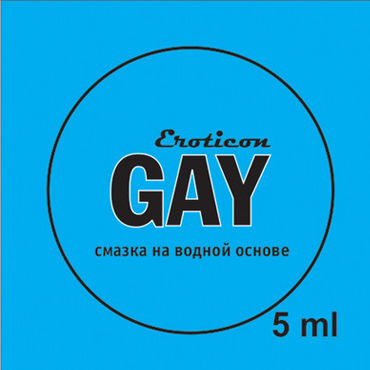Eroticon Гель-смазка Gay Style, 5 мл, Анальная