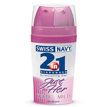 Swiss Navy Just For Her, 2х25 мл, Возбуждающий гель для женщин 2в1