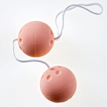 Sextoy шарики вагинальные, телесные, Для тренировки внутренних мышц