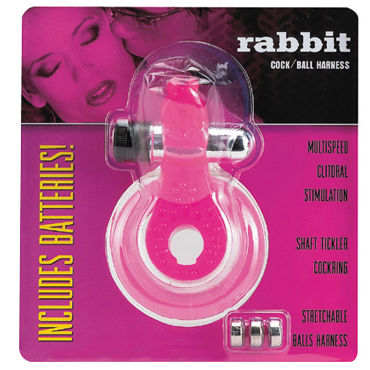 Gopaldas Rabbit - Эрекционное кольцо с клиторальным стимулятором - купить в секс шопе