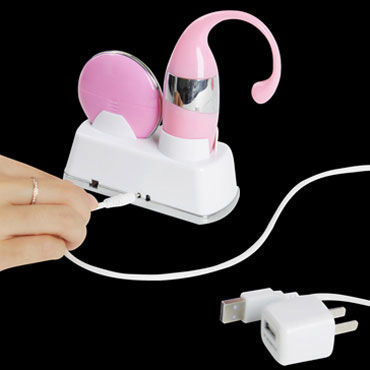 Dibe Iped egg 4, розовый, Виброяйцо с USB зарядным устройством