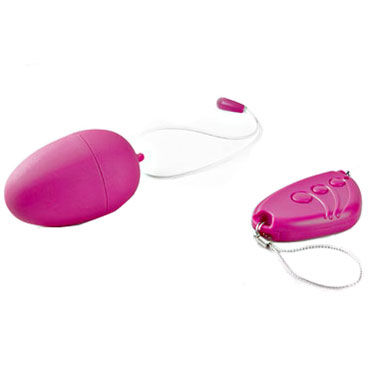 Ideal Droplet Dew Drop, фиолетовое - Виброяйцо с удобным аппликатором для введения - купить в секс шопе