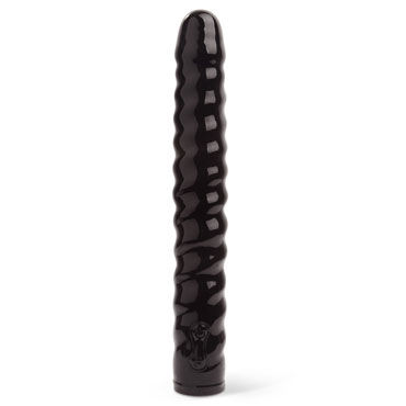 Ideal Zig Zag, черный - Самонагревающийся гибкий вибратор - купить в секс шопе