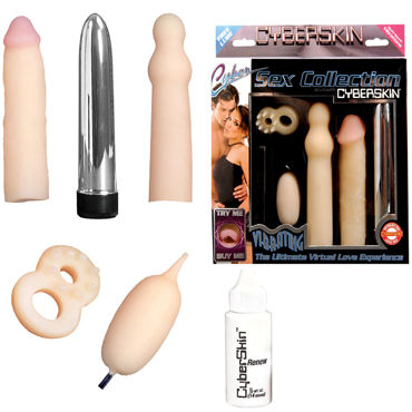 Topco Cyberskin Sex Collection, Набор секс-игрушек, реалистичных на ощупь