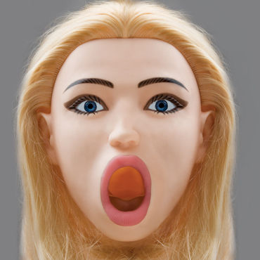 Topco Kaydens Deep Throat - Надувная кукла с вибрацией - купить в секс шопе