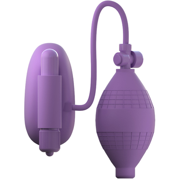 Pipedream Fantasy For Her Sensual Pump-Her, фиолетовая, Вакуумная вибропомпа для вагины и другие товары Pipedream с фото