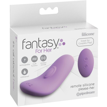 Pipedream Fantasy For Her Remote Silicone Please-Her, фиолетовый