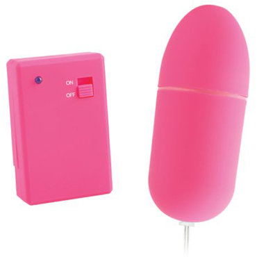 Pipedream Neon Luv Touch Remote Control Bullet, розовая, Неоновая вибропуля на пульте ДУ и другие товары Pipedream с фото
