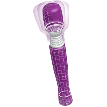 Pipedream Mini Wanachi Massager, фиолетовый - Мини-вибромассажер для тела - купить в секс шопе