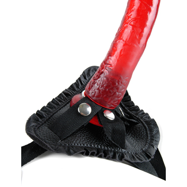 Pipedream Fetish Fantasy Leather Lover's Harness, черные — фото 6